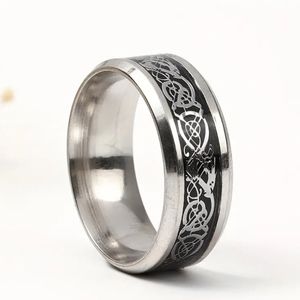 Silver And Black Tribal Men's Wedding Band Men's Wedding Ring